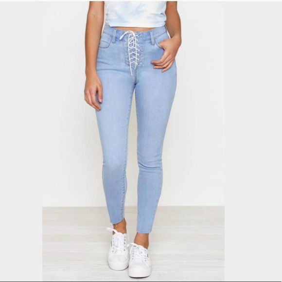 Pacsun Lace-Up Skinny Jean - Picture 4 of 4